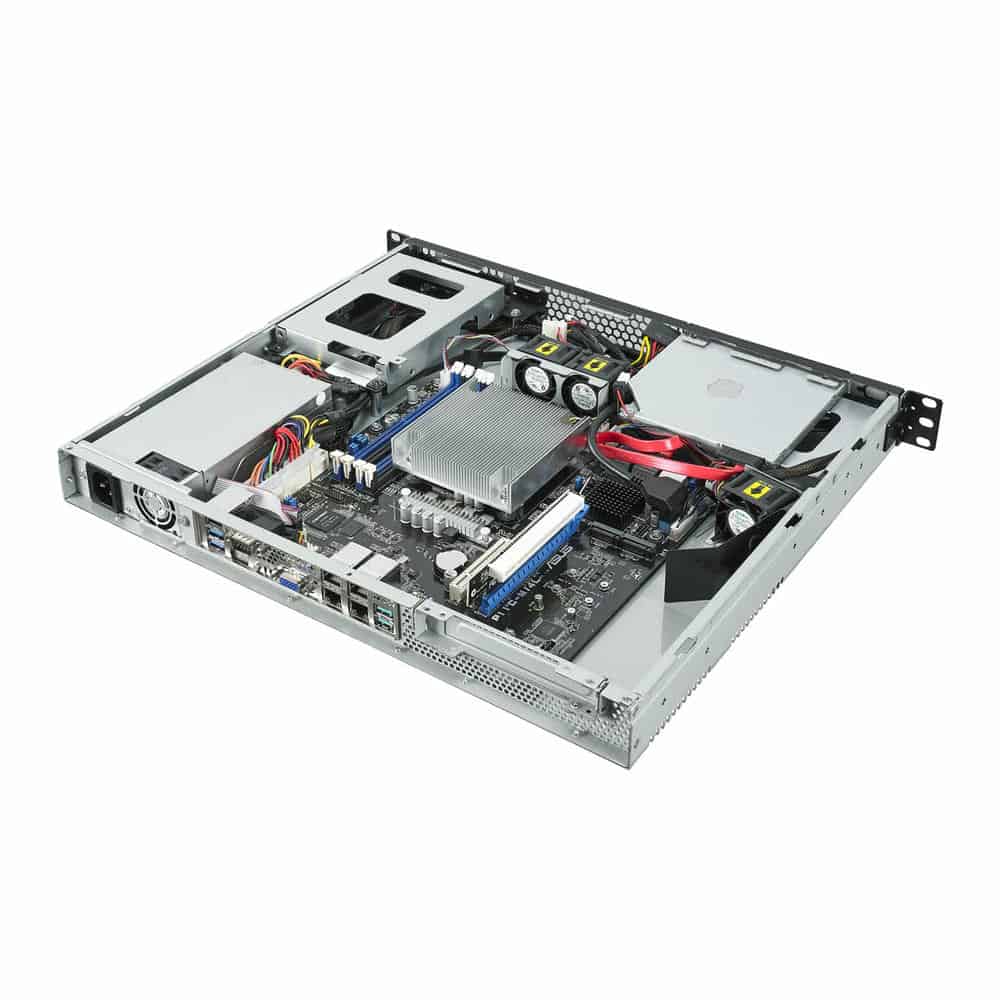 (image for) ASUS 1U Rackmount RS100 E10 PI2 Xeon E Barebone Server